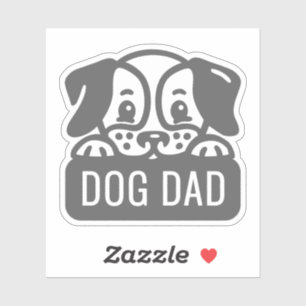 Hunde-Vater Aufkleber