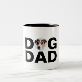 Hunde Vater, Custom Foto Vater Geschenk Zwei-Tonen Zweifarbige Tasse
