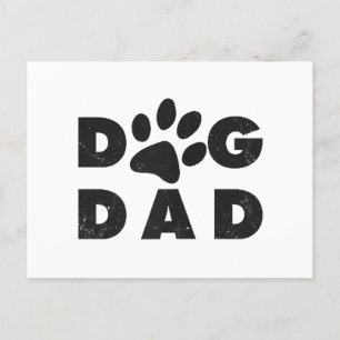 Hunde-Vater Feiertagspostkarte