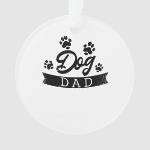 Hunde Vater Funny Design - Geschenkidee für Hundeb Ornament