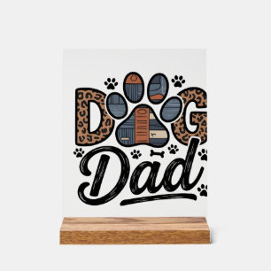 Hunde-Vater - Hunde Liebhaber Acrylschild