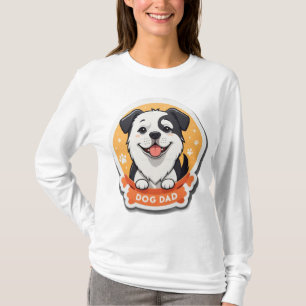 Hunde-Vater / Hunde-Mama - Minimaler T - Shirt für