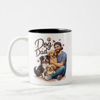 Hunde-Vater-Leben Tasse – Lustiger Kaffeebecher fü