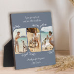 Hunde Vater lieben Wörter 3 Vertikale Fotolage Fotoplatte<br><div class="desc">Stilvolles Foto-Plakatgeschenk für einen Hundevater oder es ist genauso einfach für einen besonderen Menschen oder Familienmitglied zu personalisieren. Die Fotovorlage zeigt 3 Ihrer bevorzugten Fotos im vertikalen Format mit abgerundeten Ecken an. Geschrieben mit liebevoller Formulierung in klarer, handgeschriebener Schrift, die lautet: "[Name] Ich habe dir mein Herz gegeben und du...</div>