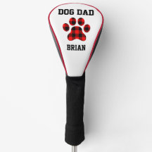 Hunde Vater Paw Red, Black & White