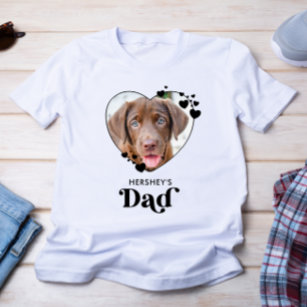 Hunde VATER Personalisiert Herzstück Hund Lover Fo T-Shirt