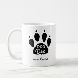 Hunde Vater Pfoten Drucken Personalisierter Name u Kaffeetasse