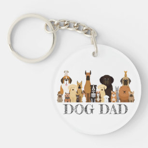 Hunde-Vater-Shirt Hunde-Freund Haustier Tier Schlüsselanhänger