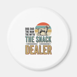 Hunde-Vater Snack-Händler Vintage Hunde Liebhaber  Magnet