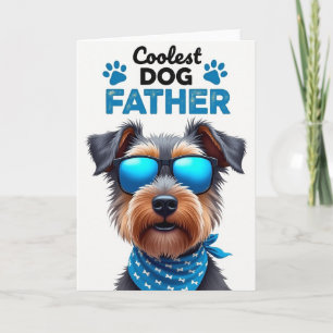 Hunde-Vater-Sonnenbrille-Feier-Karte Karte