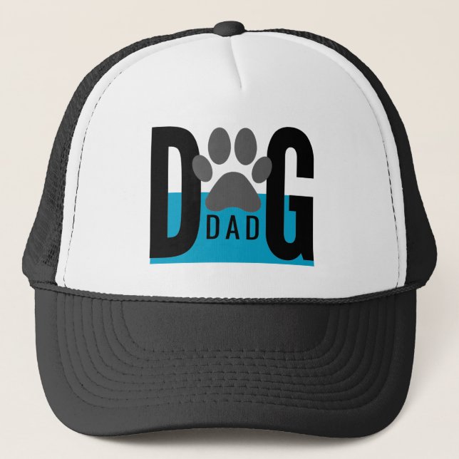 Hunde Vater Trucker Hat Truckerkappe (Vorderseite)