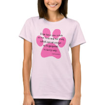 Hunde verlassen Tatzen-Druck-Leben-Soulen rosa