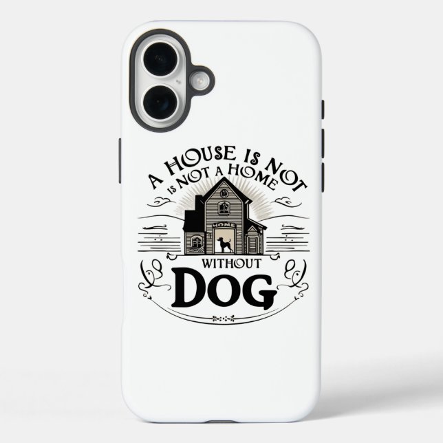 Hunde vollständige Zuhause iPhone 16 Plus Hülle (Rückseite)