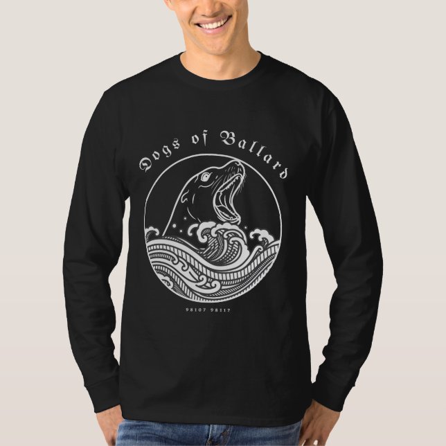 Hunde von Ballard Langschläfer-T - Shirt (Vorderseite)