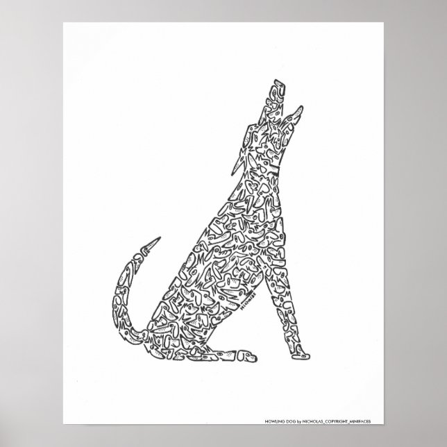 HUNDE VON NICHOLAS_COPYRIGHT_.. POSTER (Vorne)