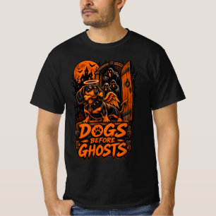 Hunde vor Geistern Dachshund Halloween Lustiger Wä T-Shirt