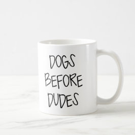 Hunde vor Typen Kaffeetasse