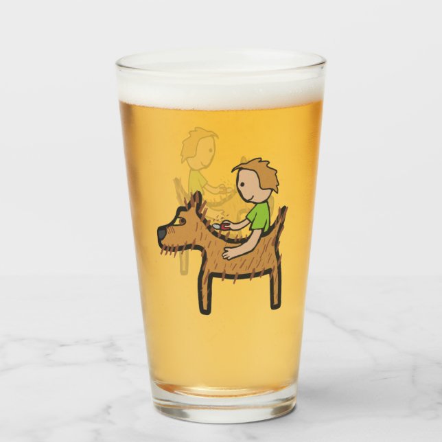 Hunde wachsen glas (Vorne (Gefüllt))