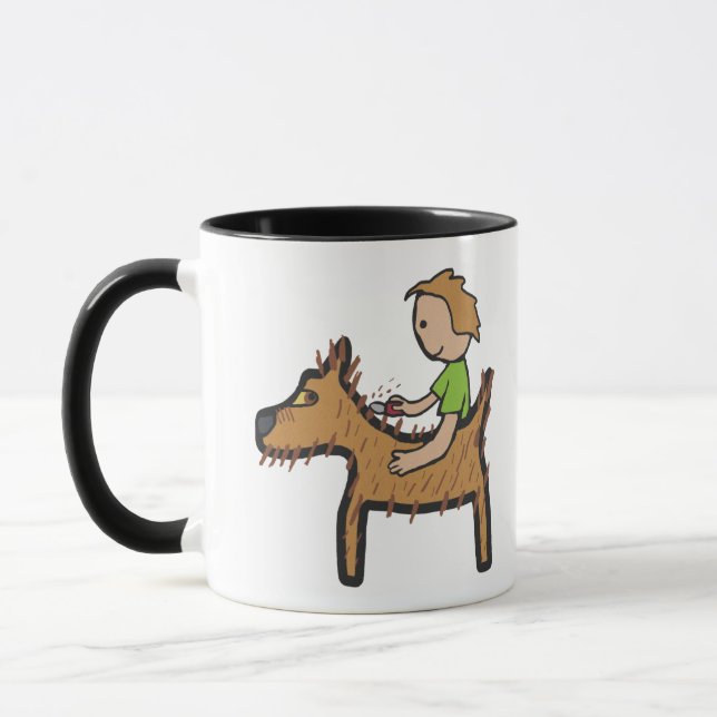 Hunde wachsen tasse (Links)