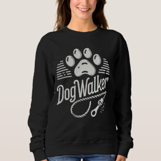 Hunde Walker Pet Services Hundeschlittenfahrbahn Sweatshirt
