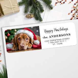Hunde Weihnachten Moderne Custom Foto Rücksendeadr