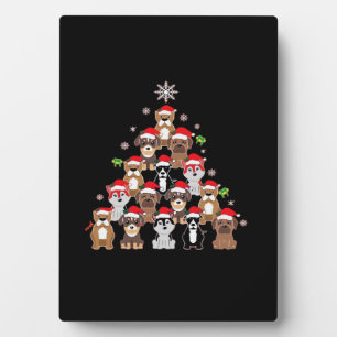 Hunde-Weihnachts-Klassiker T-Shirt Fotoplatte