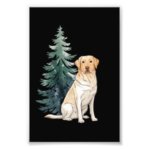 Hunde-Weihnachtsbaum-Party Hunde-Liebhaber Xmas Fotodruck