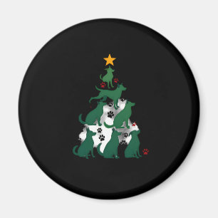 Hunde Weihnachtsbaum-Shirt - Hundeblijn (2) Magnet