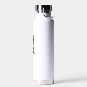 Hunde Weihnachtsmannmütze - Funny Christmas Raglan Trinkflasche