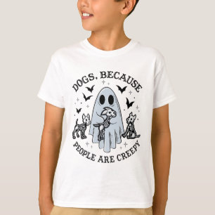 Hunde, weil die Leute gruselig witzig Geisterhadin T-Shirt