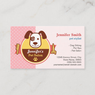 Hunde Wellness-Center Salon - Stellenkarte Terminkarte