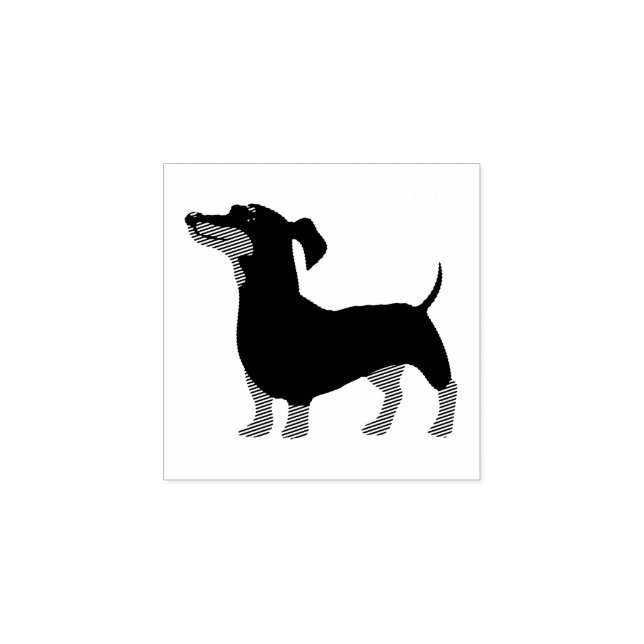 Hunde Welpen Niedliche Baby-Dackel Gummistempel (Prägung)
