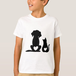 Hunde Welpen und Baby Hund und Katze Lover T-Shirt