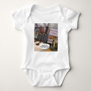Hunde werden menschlich witzig sein baby strampler