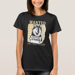 Hunde-Wunschplakat Kann seinen Lutscher nicht halt T-Shirt