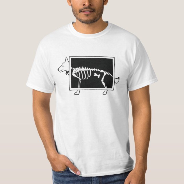 Hunde X-Ray T-Shirt (Vorderseite)