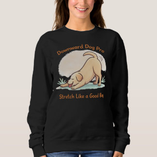 Hunde-Yoga-Downward-Dog-Süßes-Lustiges-Design Sweatshirt