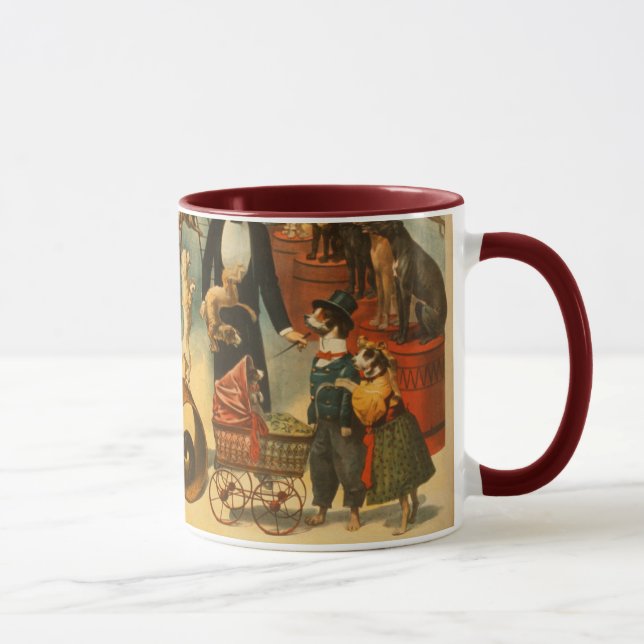 Hunde- Zirkus - Theater-Tasse #2 Tasse (Rechts)
