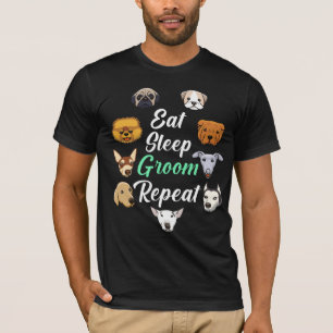 Hunde züchten Salon Adorable Puppy Groomer T-Shirt