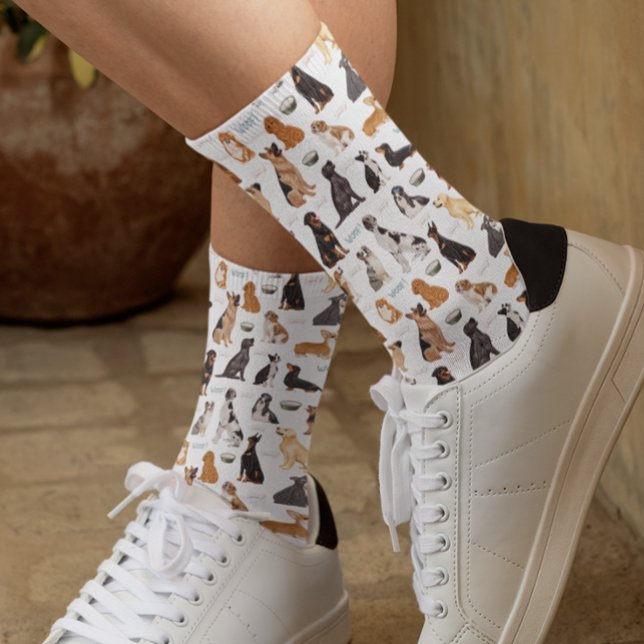 Hunde-Zuchtmuster Socken (Von Creator hochgeladen)