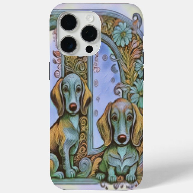 Hundealphabet  Case-Mate iPhone hülle (Rückseite)