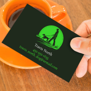 Hundeausführ-Service Vorlage für Visitenkarten für Visitenkarte