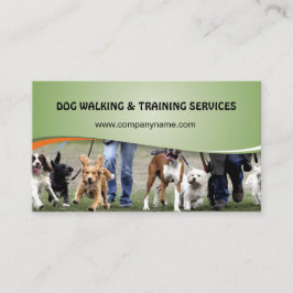 Hundeausführ- und Trainingsdienstleistungen Visitenkarte