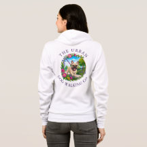 Hundeausführer-Reißverschluss-Hoodie - Französisch