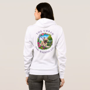 Hundeausführer-Reißverschluss-Hoodie - Französisch Hoodie