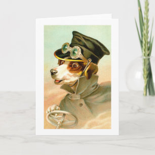 Hundebahn Feiertagskarte