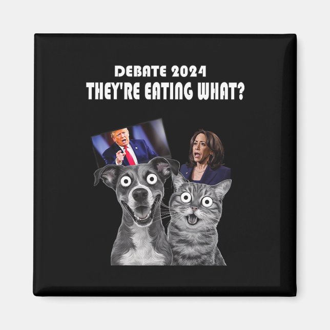 Hundebatte 2024 Haustiere Katze Sie sind Ea Magnet (Vorne)