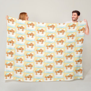 Hundebausalon Fleecedecke