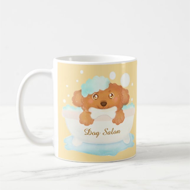 Hundebausalon Kaffeetasse (Links)