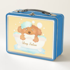 Hundebausalon Metall Brotdose